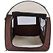 PawHut Hundebox faltbare Hundetransportbox Transportbox für Tier 2 Farben 5 Größen 61x46x51 cm, kaffeebraun-creme