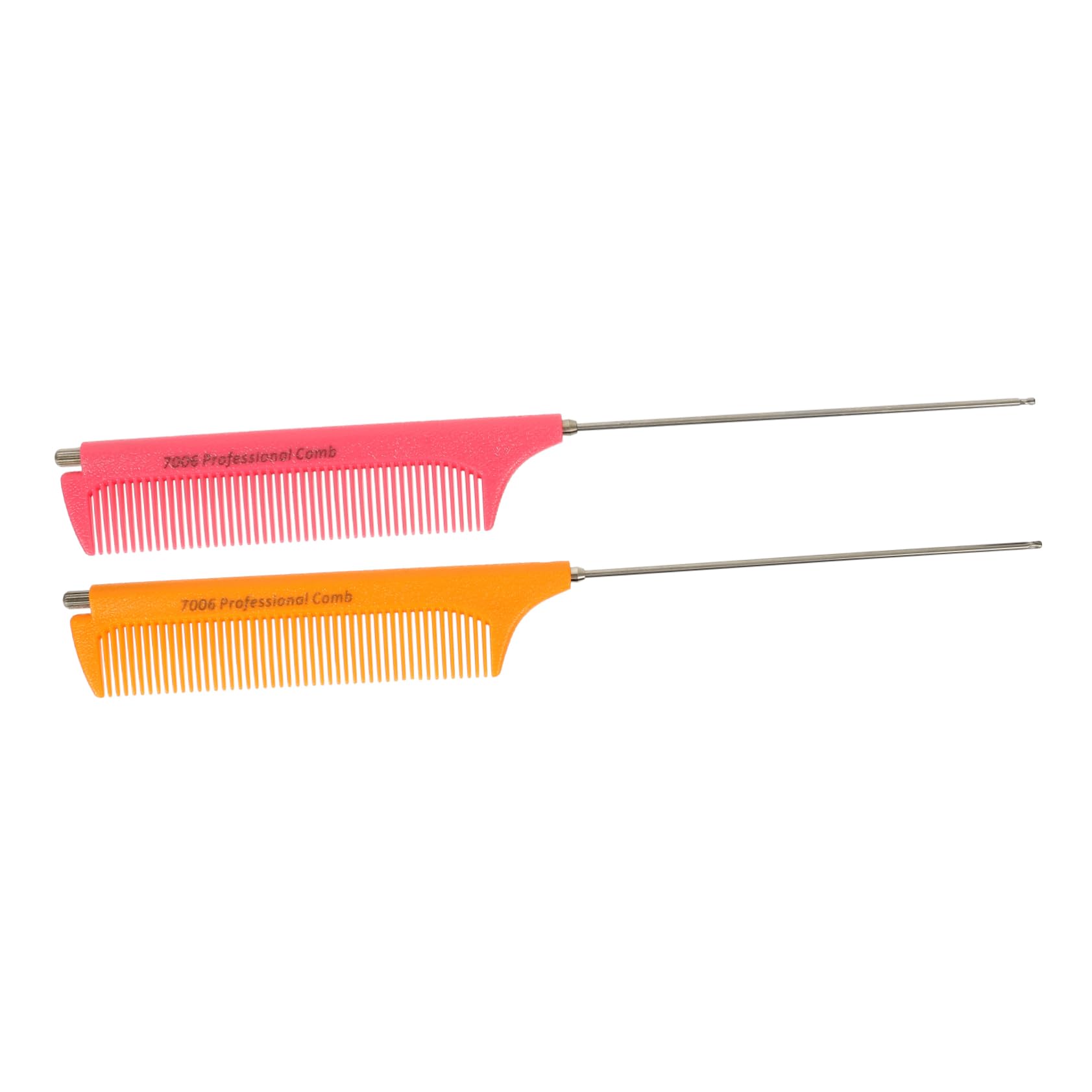 3piezas Peine De Peluquería Retráctil De Plástico Para Estilismo Casa y Salón Diseño Elegante y Color Aleatorio