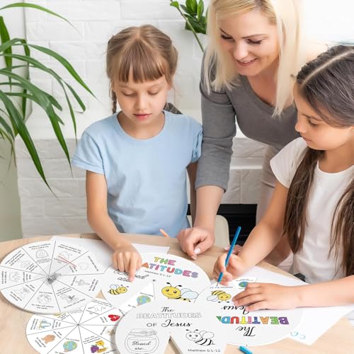 Cartes rotatives à colorier A1DIEE pour éviter les taches de feutre sur les mains