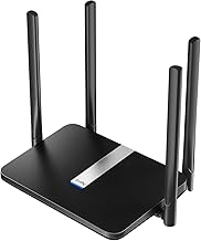 Cudy AC1200 WiFi Mesh Router 4G LTE Con Sim, Dual-Band 1200Mbps,4 porte 100Mbps LAN/WAN, 4 antenne 5 dBi, DDNS, FDD and TDD, VPN, SIM Collega e usa, Alternativa per ADSL, LT500