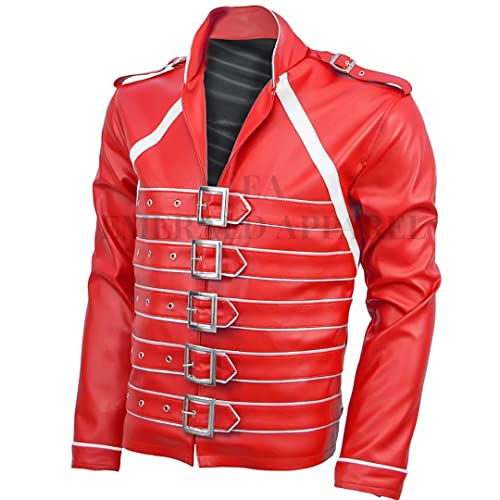 Freddie Jacket Mercury-Freddie Rock star Concert Jakcet Leather-Freddie Faux Leather Jacket Mercury