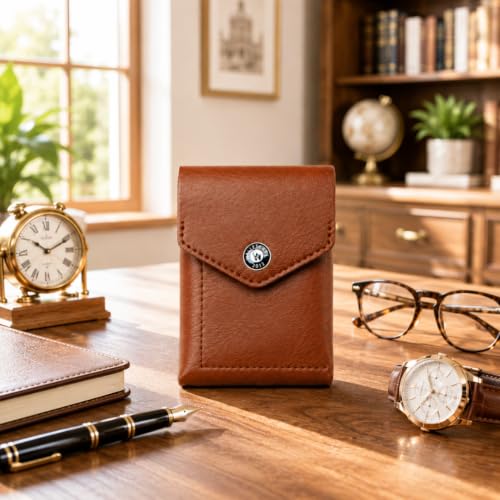 WALLETKART Store WALLETKART Slim Card Holder Wallet Brown - Image 4