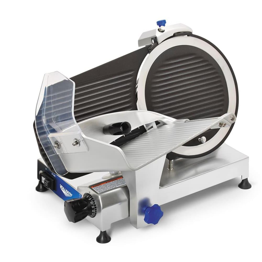 Medium-Duty Electric Slicer by Vollrath – Aluminum, Blue, Model 40951