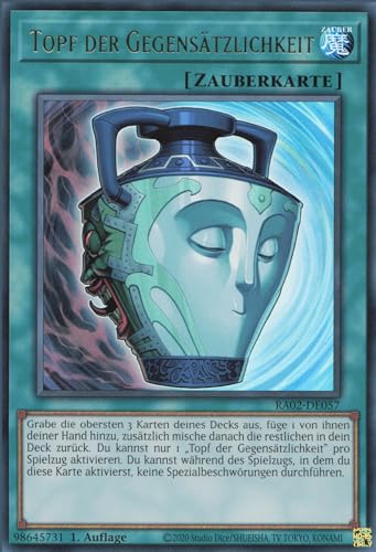 Topf der Gegensätzlichkeit (V.2) RA02-DE057 Ultra Rare Deutsch Boosterfrisch 1. Auflage - 25th Anniversary Rarity Collection II - mit ReCollectibles-Versandschutz - für Yu-Gi-Oh!