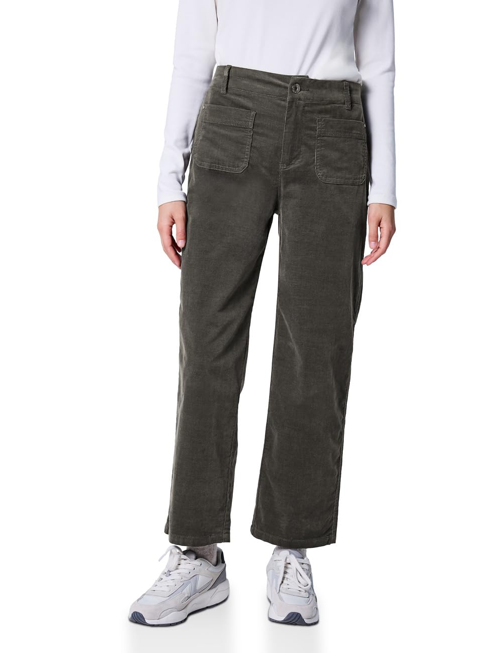 Street One Studio Damen Cordhose mit Patch Pockets