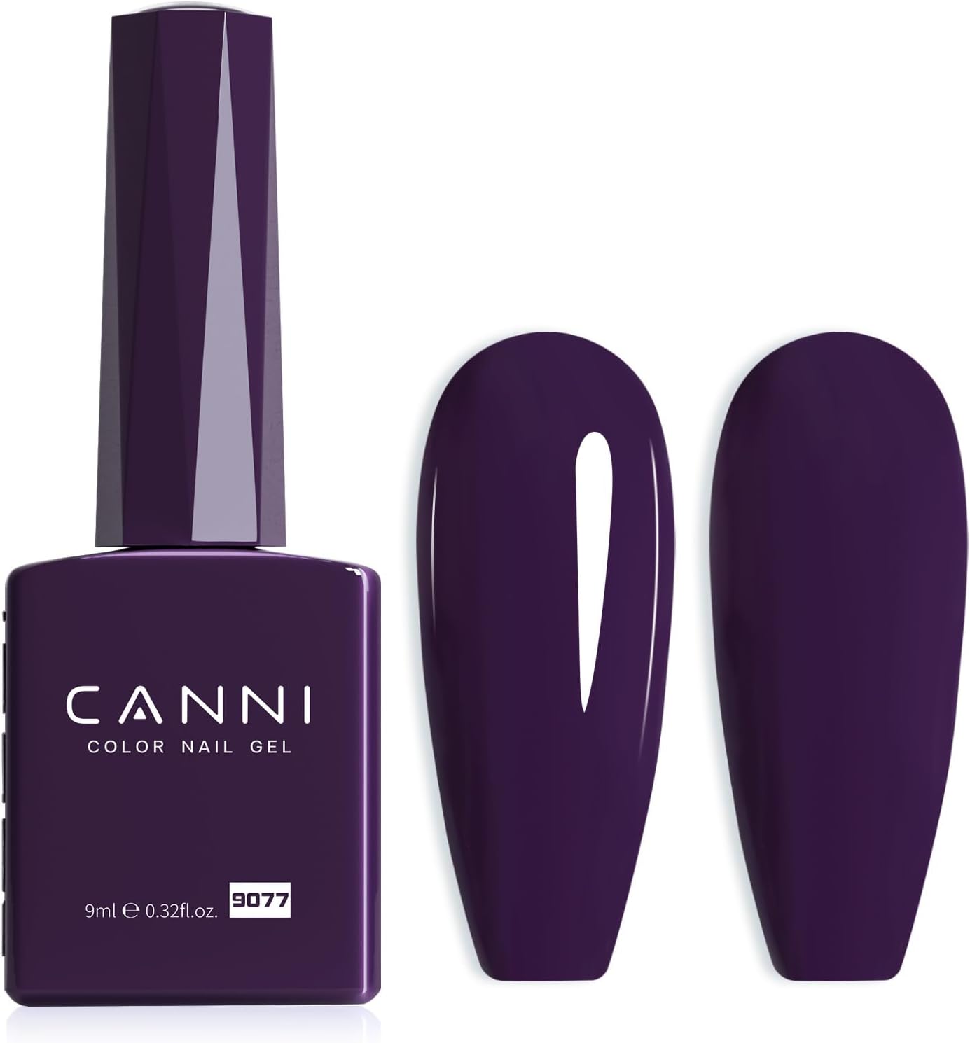 Dark Purple Gel Nail Polish, 1Pcs Purple Gel Polish Lavender Color High Gloss Soak Off U V Nail Manicure Salon DIY