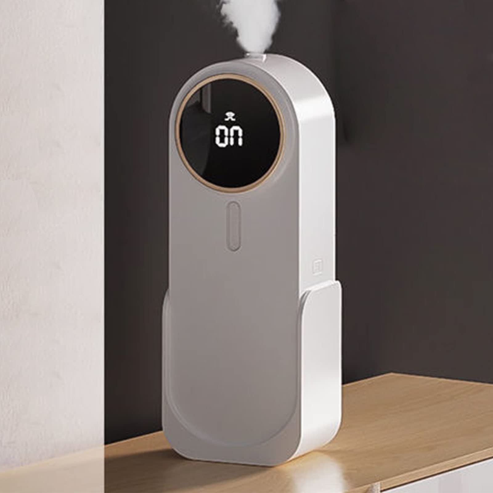 WRJAHCG Aromatherapy Diffuser,50Ml Ultrasonic Diffuser,Modern Diffuser,Wall Mounted Aroma Diffuser,Aroma Diffuser for Car,Suitable for Baby Bedroom, Plant, Office,White