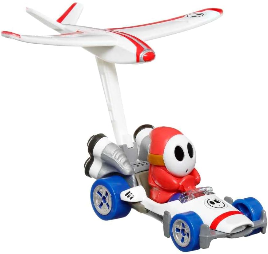Hot Wheels Mario Kart Veículo de Brinquedo Shy Guy B-Dasher