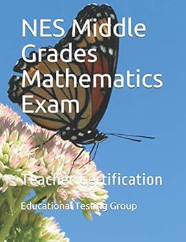 Paperback NES Middle Grades Mathematics Exam: Teacher Certification Book