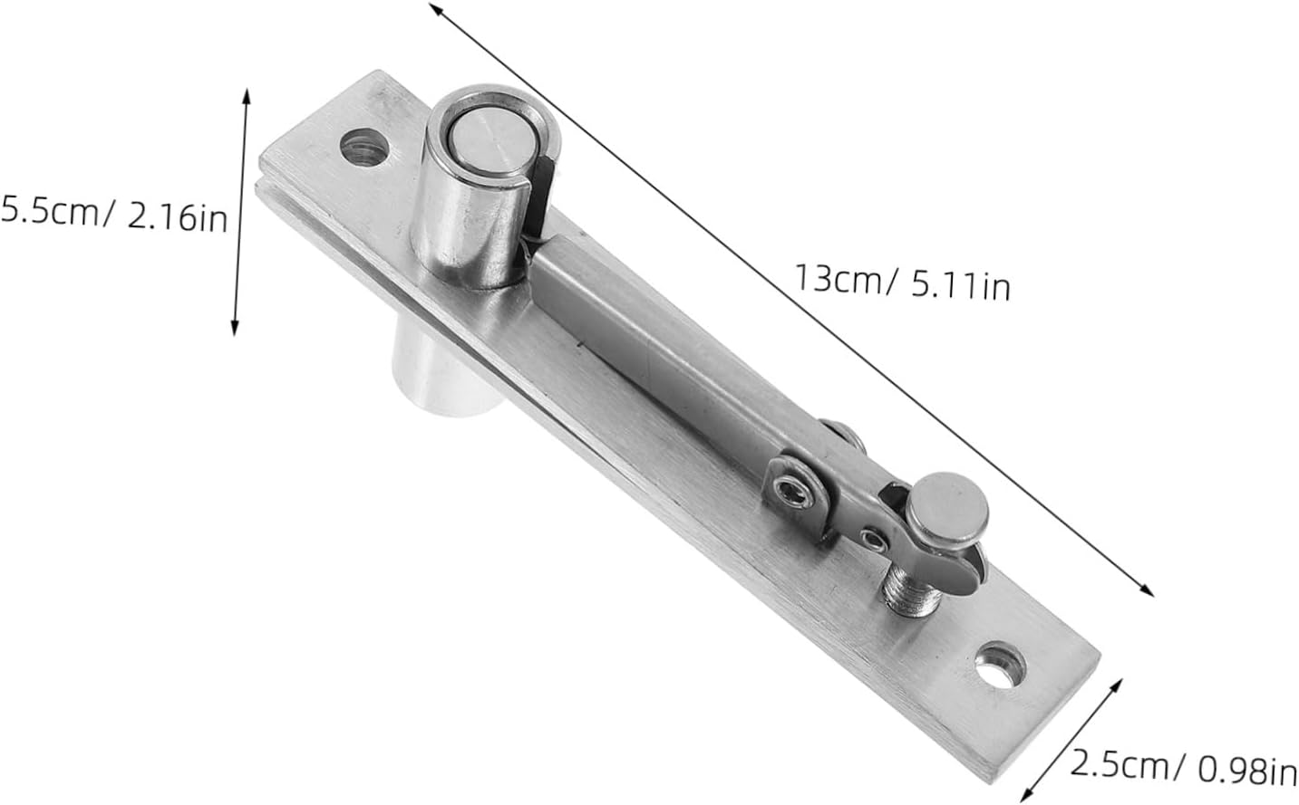 1Set Hidden Pivot Hinge Heavy Duty Door Hardware for Doors Rotatable Design for Concealed Applications Durable and Practical for Secret