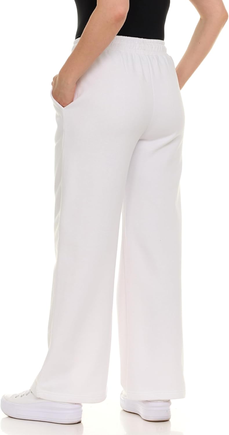 Wide Leg Sweatpants Women – High Waisted Comfy Fleece Baggy Womens Sweatpants, Casual Loose Women Lounge Pants - Image 2