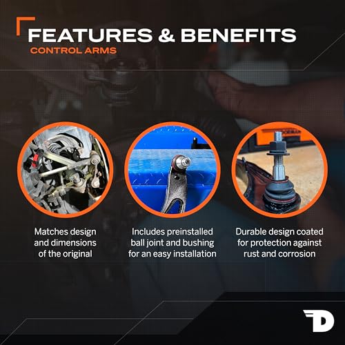 Dorman 522-214 Front Passenger Side Lower Suspension Control Arm and Ball Joint Assembly Compatible with Select Ford / Lincoln Models - Image 5