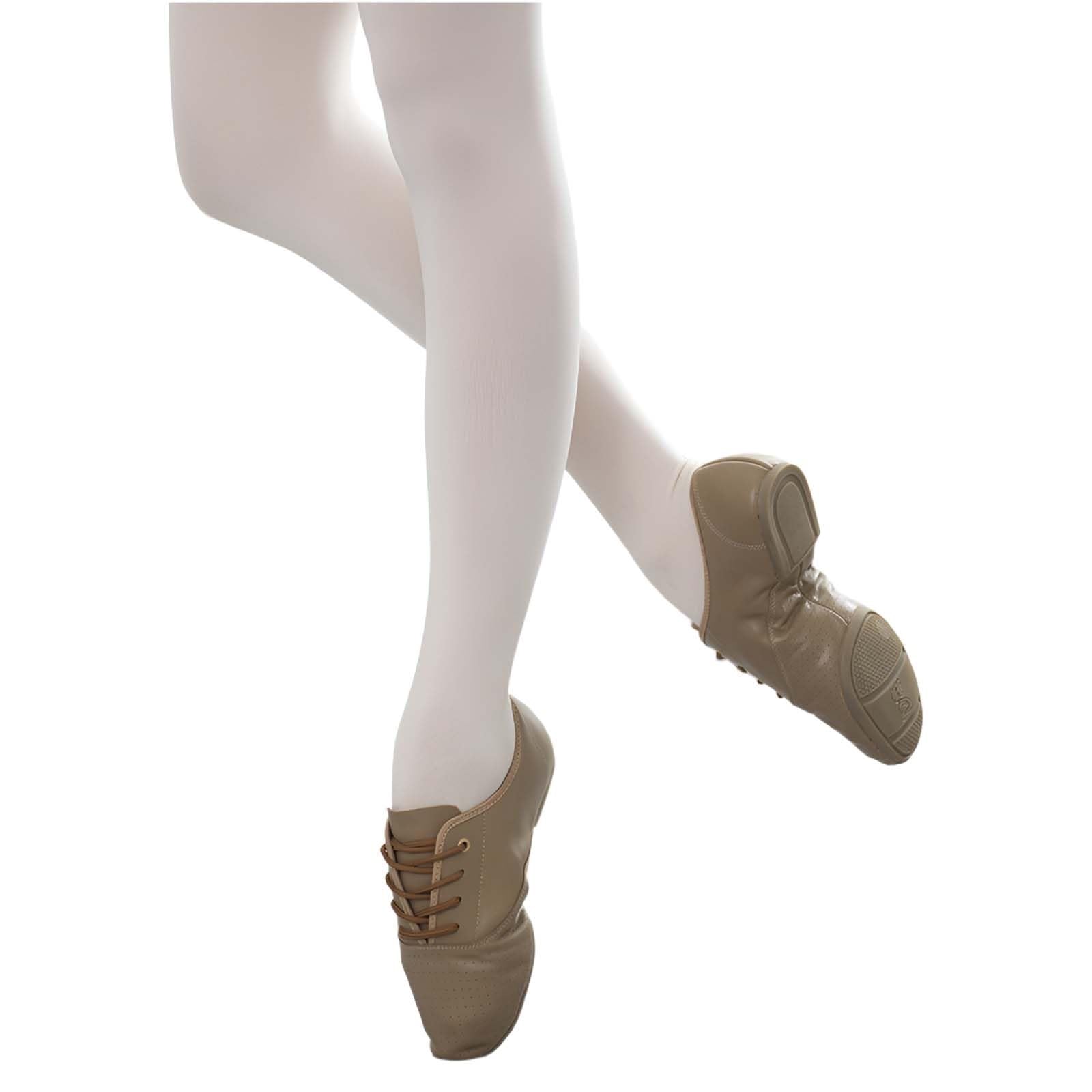 Zapatos de Jazz Mujer, Punta Redonda para Clase de Danza y Escenario