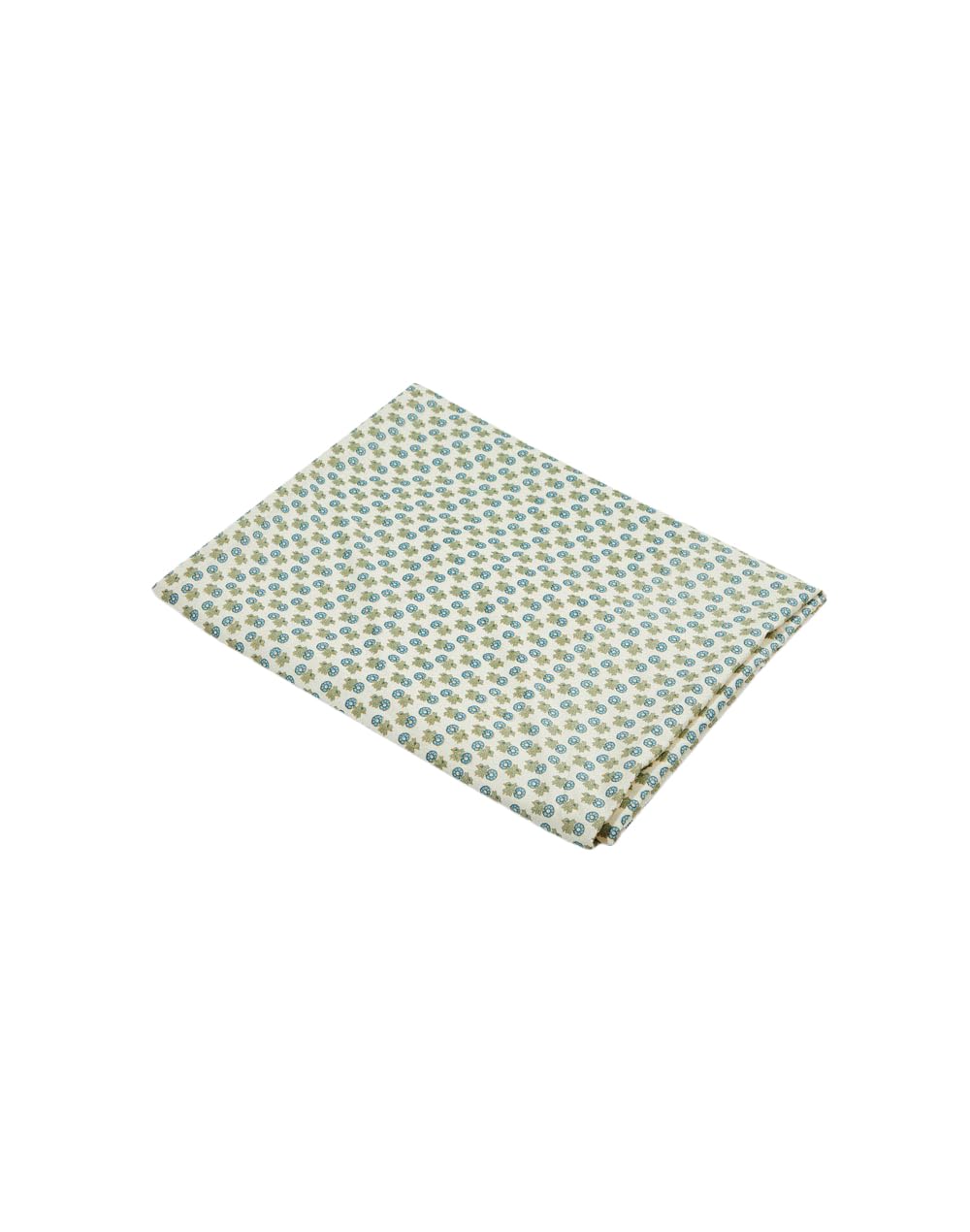 Fabindia Teal Ambara Printed Cotton Dohars-image-25