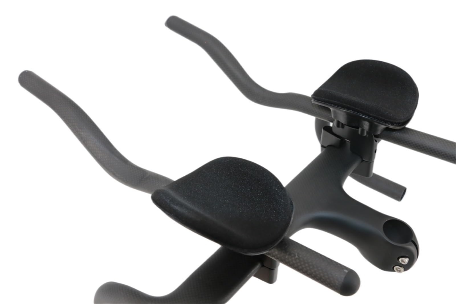 Speziell Geformter Carbon-Fahrradlenker Mit Klemme | 3K-Vollcarbon-Lenker for Straßen-(Matt finish)