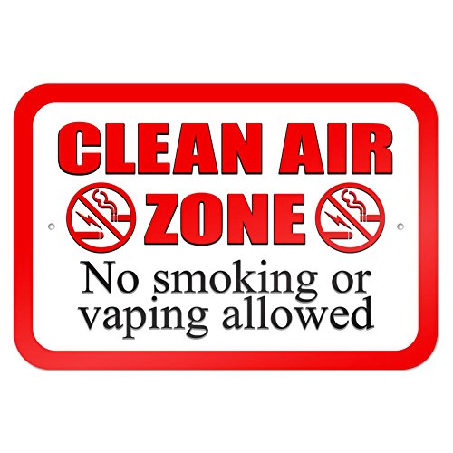 Clean Air Zone No Smoking or Vaping Allowed Symbols 9
