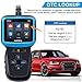 AMTIFO OBD2 Scanner Diagnostic Tool - Color Display, Real-Time Data, 3-Color Signal Light, Reads & Clears Codes, Car Voltage & Coolant Level Monitoring, for DIY Car Maintenance, First-Time Users