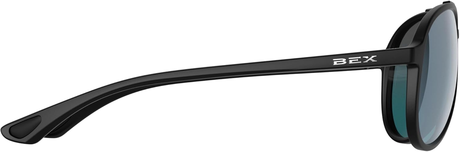 BEX Wesley Lite Sunglasses - Full-frame Wrap-around Unisex Style with Polarized Lenses - Perfect for Outdoor Activities