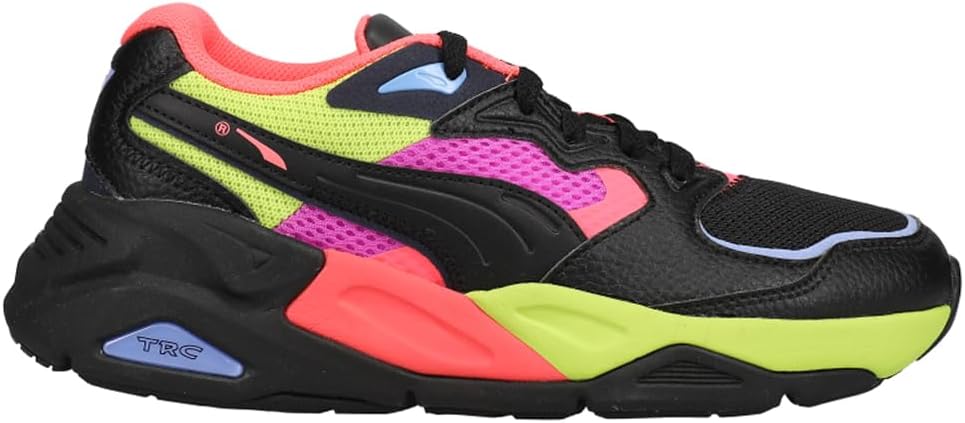 PUMA Womens Trc Mira Bright Lace Up Sneakers Shoes Casual - Black
