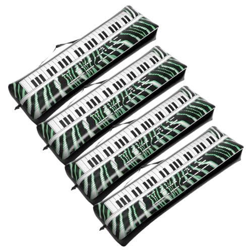 Zerodeko 4pcs Inflatable Electronic Keyboard Decor Party Toy Pvc Inflatable Piano for Music-themed Party Decorations