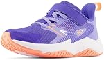 New Balance Kids' Rave Run V2 Bungee Lace with Top Strap Running Shoe