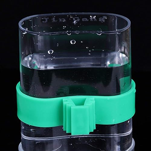 Miniatura 4 de Hamiledyi Dispensador de agua para periquitos sin ensuciar, alimentador de loros, jaulas de cacatúas, accesorios de alimentación automática para