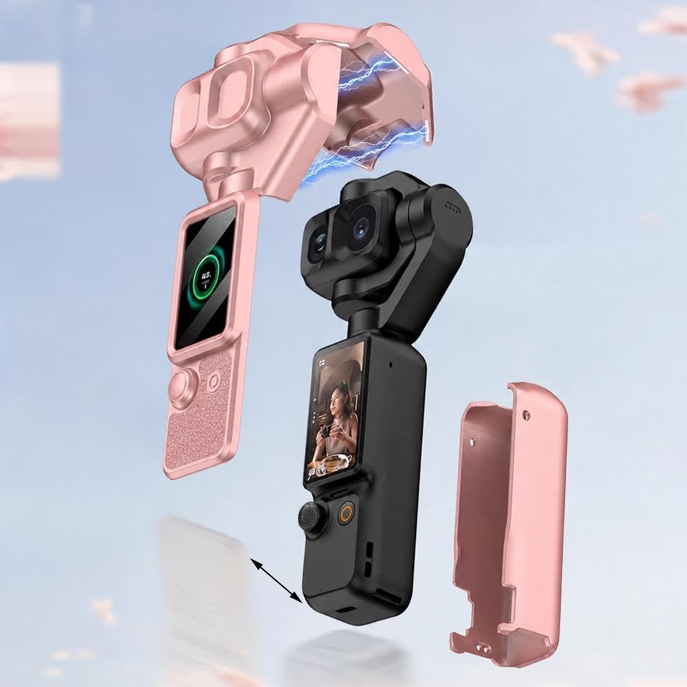Amazon | For DJI Osmo Pocket 4P専用 ケース マグネット式フリップ