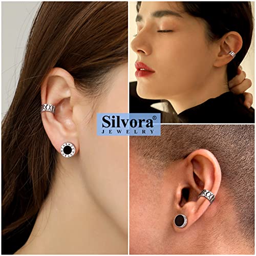 Cuff Earrings For Girls Sterling Silver Norse Viking Rune Jewelry Tiny Adjustable Ear Cuffs For Male Boys #TOP5