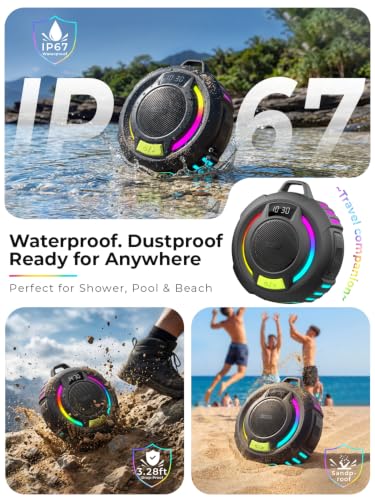 havit Bluetooth Shower Speaker IP67 Waterproof - Image 2