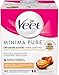 Veet Minima Pure Pot de Cire Chaude au Sucre et à l'Huile d'Argan - Le pot de 250ml