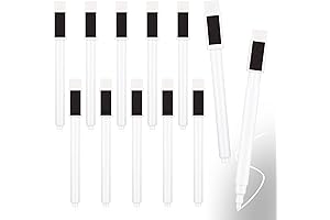 12 Pack Fine Tip White Dry Erase Markers for Acrylic Boards