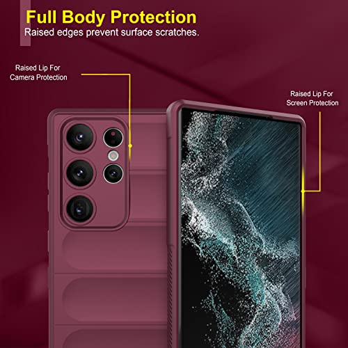 Image of Zapcase Back Case Cover for Samsung Galaxy S26 Ultra 5G | Compatible for Samsung Galaxy S26 Ultra 5G Back Cover | Liquid Silicon Magic Case with Camera Protection | Plum