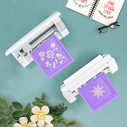 Image of REALIKE 12X12 StrongGrip Cutting Mats for Silhouette Cameo 5 /4 /3 /2 /1(3 Mats) Gridded Adhesive Non-Slip Cut Mat for Crafts, Quilting, Sewing, Scrapbooking and All Arts