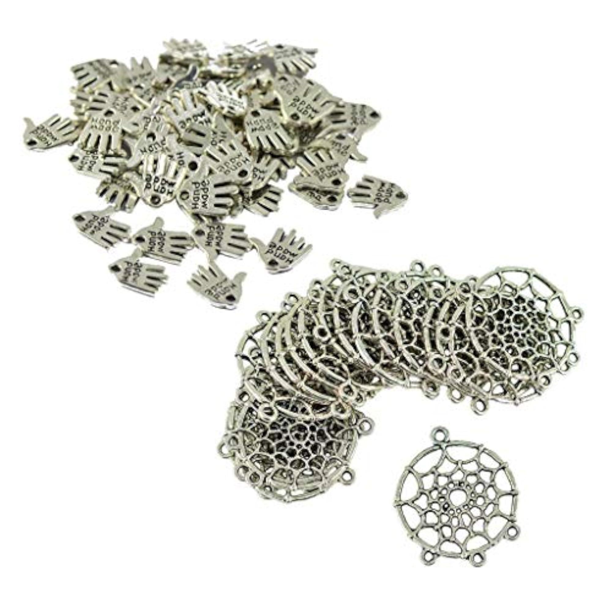 Retro Tibetan Silver Dream Catcher Findings