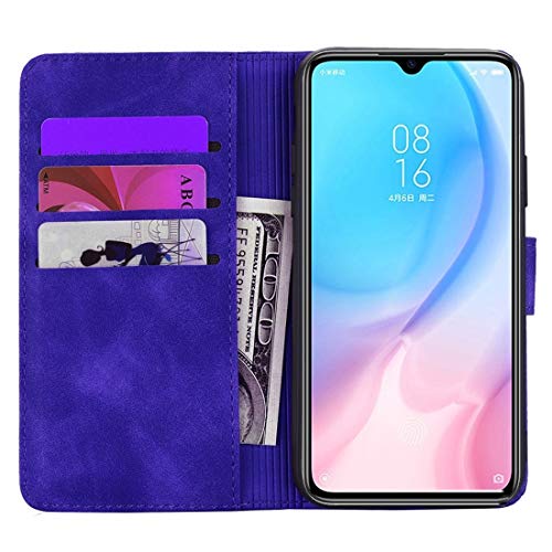 Étui en cuir Xiaomi Mi A3 et CC9e housse de style veau avec motif mandala élégant