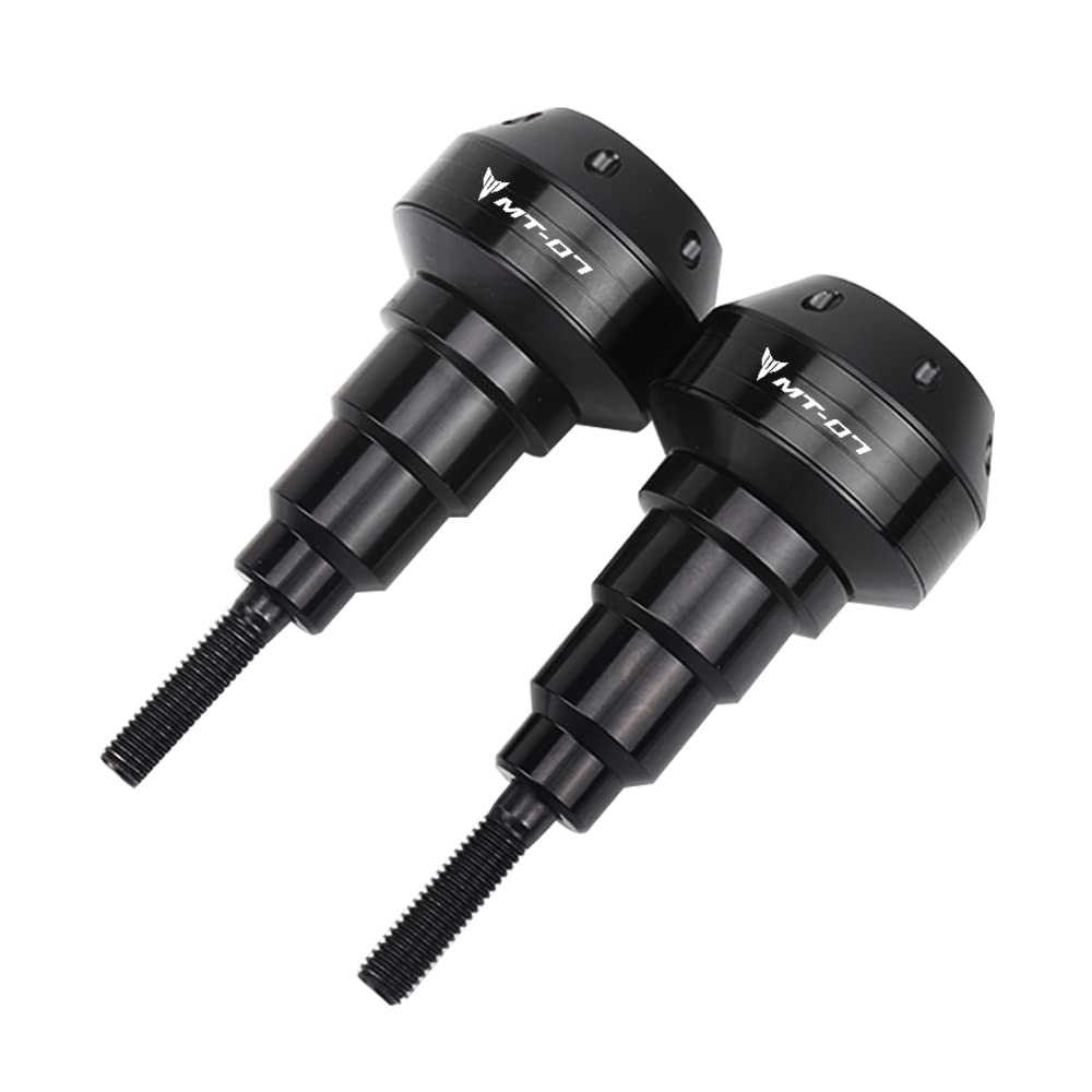 Riloer Cadre de moto descendant slider anti crash Compatible avec Yamaha R25 R3 MT03 MT07 FZ07