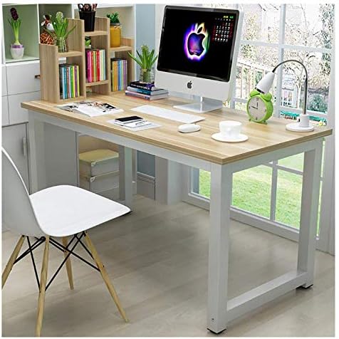 Mesa de escritorio para computadora portátil, estación de trabajo de madera, banco de juegos, mesa de muebles de oficina en casa para dormitorio