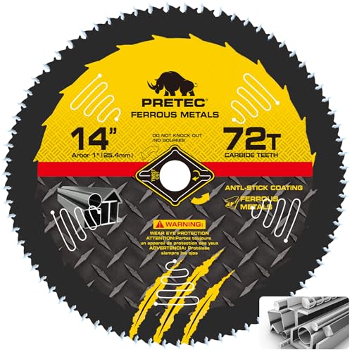 14BLADEST Carbide TCT Blade for Mild Steel, 14" x 72T