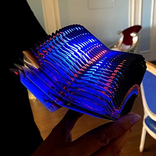 Miniatura 9 de Baraja de cartas de póquer con fluorescencia púrpura para niños y adultos, baraja de cartas para juegos de cartas para fiestas
