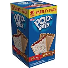 Pop-Tarts Toaster Pastries Variety Pack, 48-Count Packages