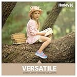 Hurley Kids Camby Lightweight Slip-on Sneakers, Walking, Basketball, Tennis, Running Shoes for Kids, Breathable Slip On Sports Shoes for Boys & Girls, with Padded Insole & Non-Slip Rubber Outsole - Image 3