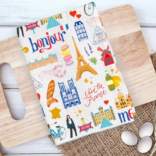 Torchon de cuisine Paris BAUNA textile decoration chic
