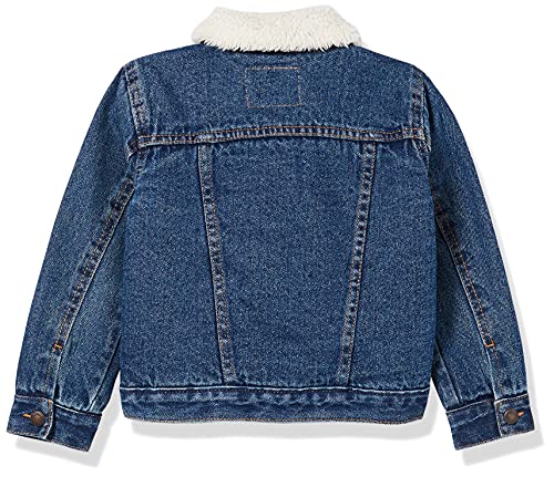 Levi's Kids Lvn Denim Sherpa Trucker Jacket voor baby's - Image 4