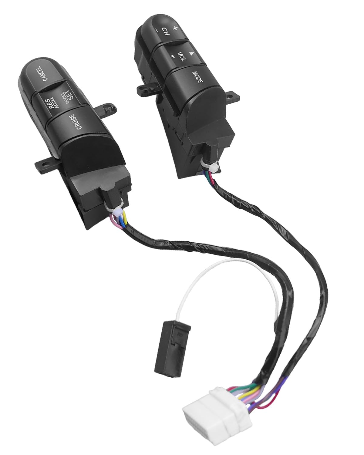 Steering Wheel Cruise Control Switch Fit for Honda Civic 2006-2008 Replace 36770-SVA-A41 36770-SNA-A12 Yellow Backlight