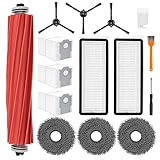 Bitone Kit d'accessoires complet pour Roborock Qrevo S/Pro/MaxV/Plus - 1 Brosse Principale...