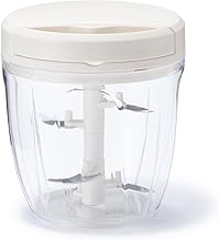 Mujin Ryohin Minced Chopper 900mL 44131282 Plastic Stainless Steel White