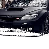 WRC Logo World Rally Championship Vinyl Decal Sticker | Dakar WRX Die Cut Self Adhesive Custom Truck Window Bumper Car Laptop Automotive Wall Gift (White)