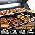 49000 BTU Output Propane Gas Grill with Side Burner and 4 Main Burners - Double-layer Stainless Steel Lid, Cast Iron Grids and Plate, Easy-Clean Grease Management for Perfect BBQs