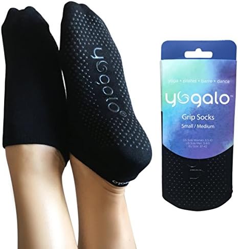 Yoga Pilates & Barre Grip Socks, Non Slip, Non Skid, Low Ankle Sock for Women and Men