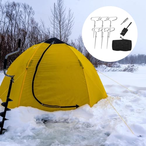 Estacas de camping para tienda de campaña y viaje de pesca en escapadas de montaña 4